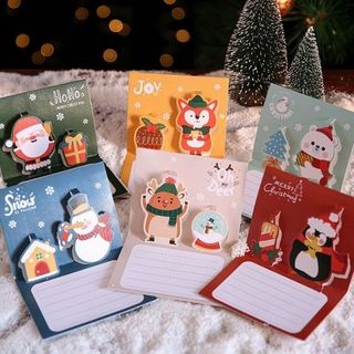 Thiệp Noel Giang sinh 3D nổi làm quà tặng giáng sinh dễ thương có kèm phong bì