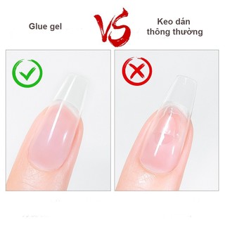 Glue gel (Gel Adhesive) AS (cần hơ đèn) - Gel đính đá, đính móng 15ml