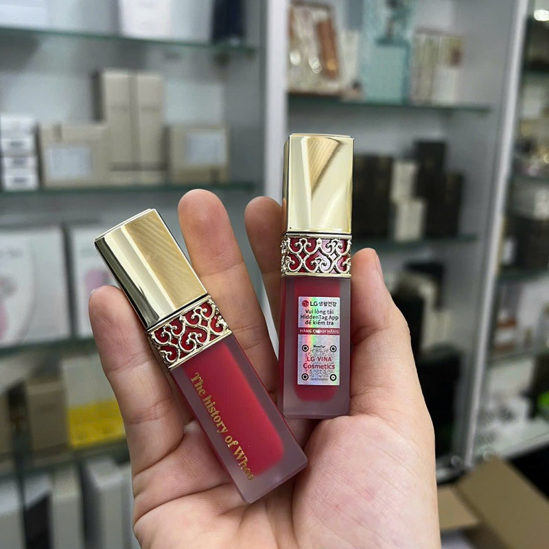 Có tem date 2026 - Son kem whoo velvet số 45 màu đỏ Royal Red