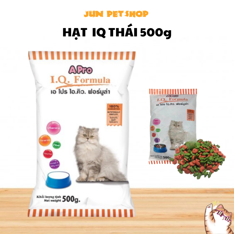 Thức Ăn, Hạt Cho Mèo_APRO IQ FORMULA 500g