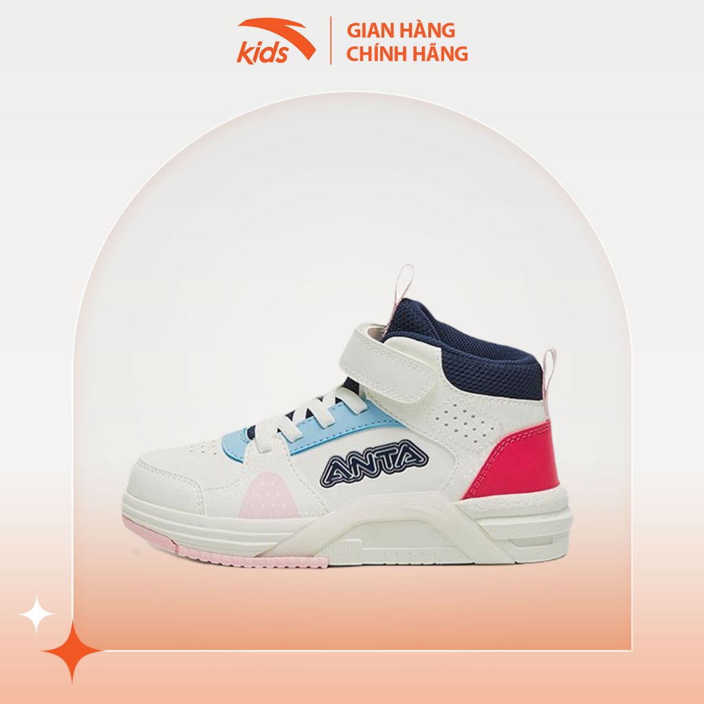 Giày đế bằng sneakers cao cổ thời trang bé trai bé gái siêu nhẹ Anta Kids 312249913