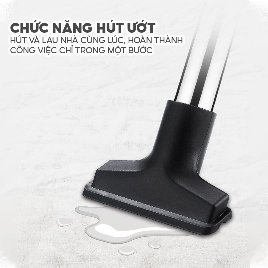 Máy hút bụi nhập khẩu FUJIHOME VC20 Hút bụi gia đình, văn phòng, nhà hàng - Công suất lớn 1200w - Hút khô ướt, thổi