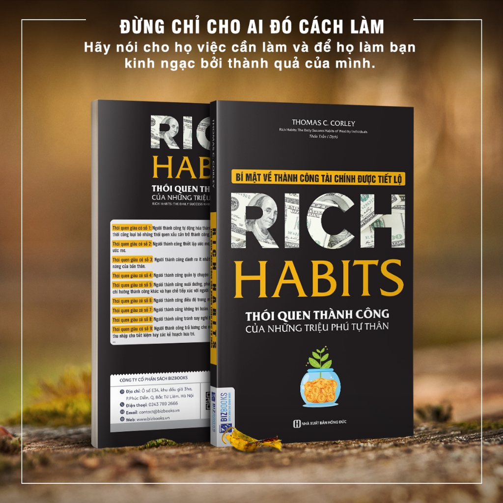 Sách Rich Habits - Thói Quen Thành Công Của Những Triệu Phú Tự Thân - Hay Làm Giàu Nên Đọc