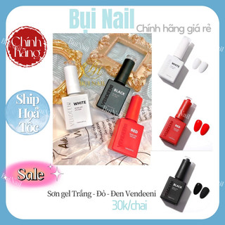 Sơn gel trắng - đỏ - đen - vàng vendenni
