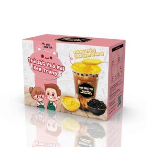 Trà sữa trân châu đen Ban Milk Tea 4 vị