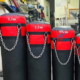 Bao cát đấm bốc 70cm-100cm đã nhồi sẵn ruột, Bao cát boxing người lớn trẻ em, dụng cụ tập boxing chuyên