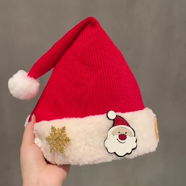 Nón ông già noel cho bé, người lớn, mũ noel, nón noel, vải nỉ siêu đáng yêu