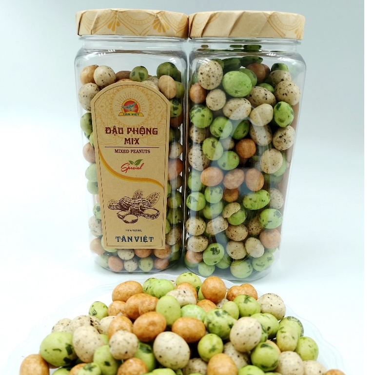 Đậu Phộng Sấy Giòn Các Vị TÂN VIỆT Ăn Vặt Thơm Ngon 130g - 280g