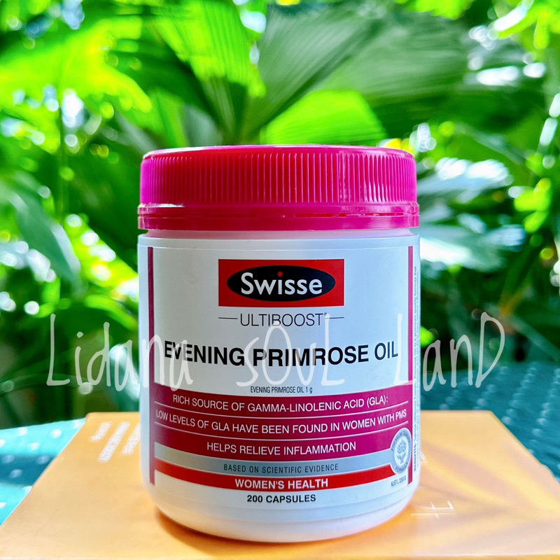 (𝗚𝗼̂́𝗰 𝟲𝟬𝟬𝗸) [HSD 04/25] Viên uống tinh dầu hoa anh thảo chiều Swisse Evening Primrose Oil 200 viên