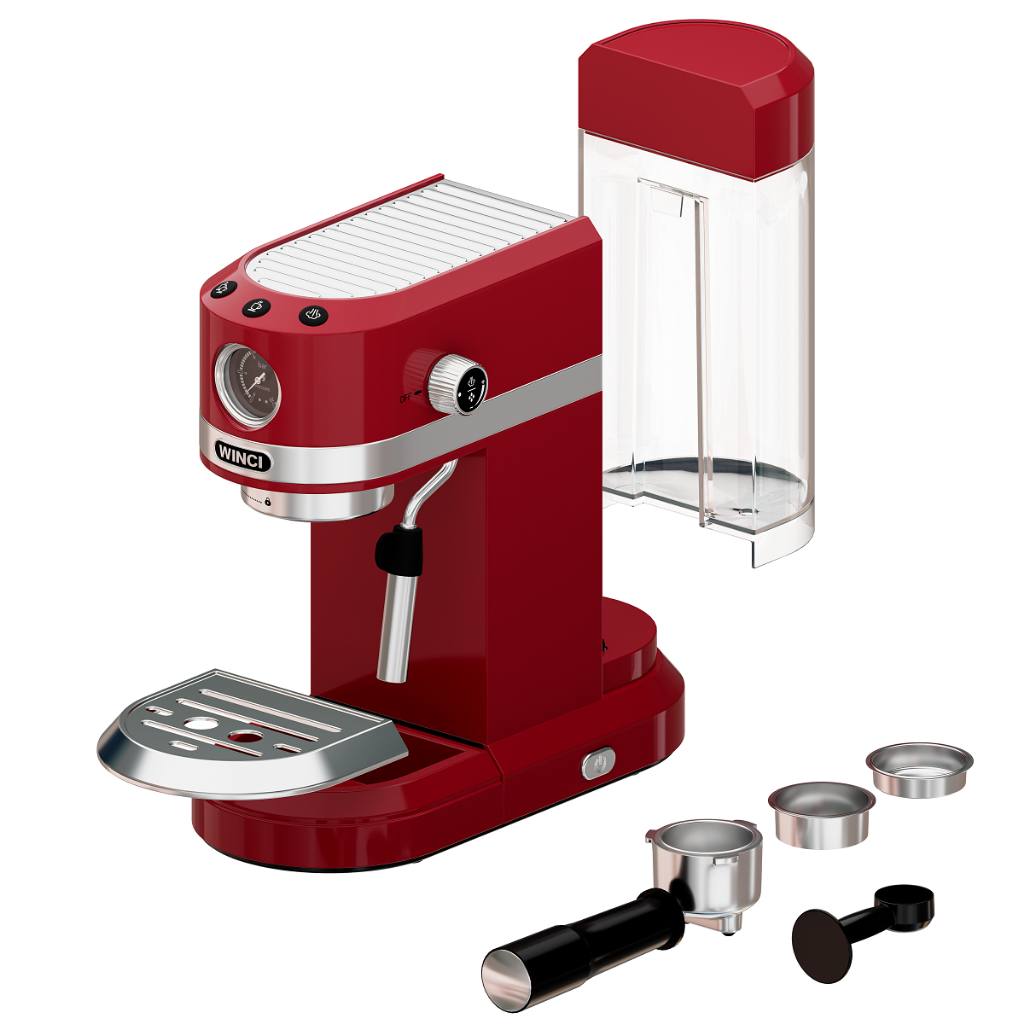 Máy pha cà phê Espresso, Capuchino, Latte WINCI EM3102, Áp suất 20BAR, bảo hành 12 tháng
