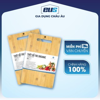 Thớt Gỗ Tre Organic ULTTY - Đặc tính kháng khuẩn - Chống mùi hôi - An toàn thực phẩm hình chữ nhật