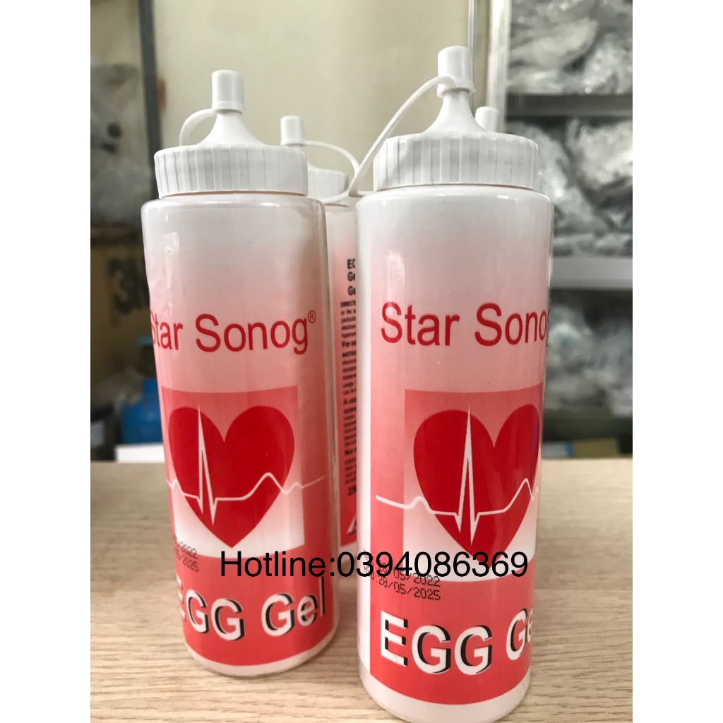 Chai gel lạnh triệt lông, gel siêu âm, gel điện tim chai 250ml