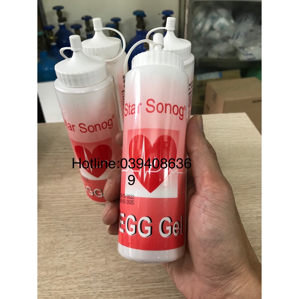 Chai gel lạnh triệt lông, gel siêu âm, gel điện tim chai 250ml