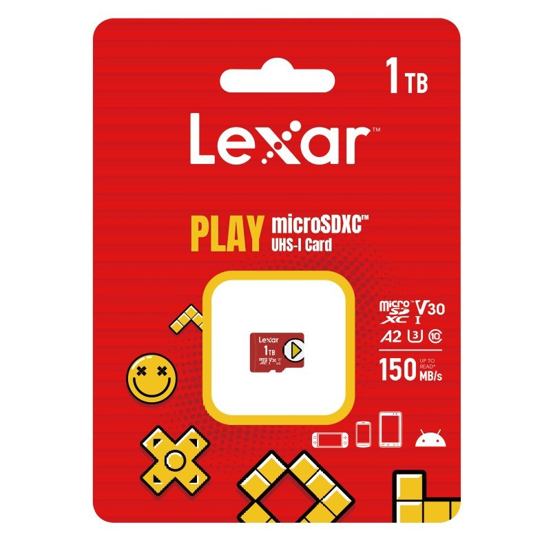 Thẻ nhớ 512GB/ 1TB Lexar PLAY microSDXC, tốc độ 150Mb/s, tương thích máy chơi game Nintendo-Switch | BigBuy360 - bigbuy360.vn