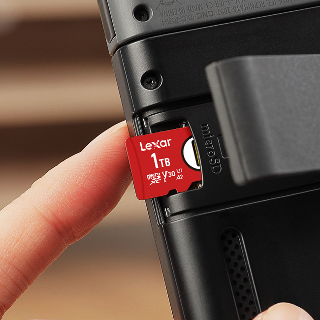 Thẻ nhớ 512GB/ 1TB Lexar PLAY microSDXC, tốc độ 150Mb/s, tương thích máy chơi game Nintendo-Switch | BigBuy360 - bigbuy360.vn