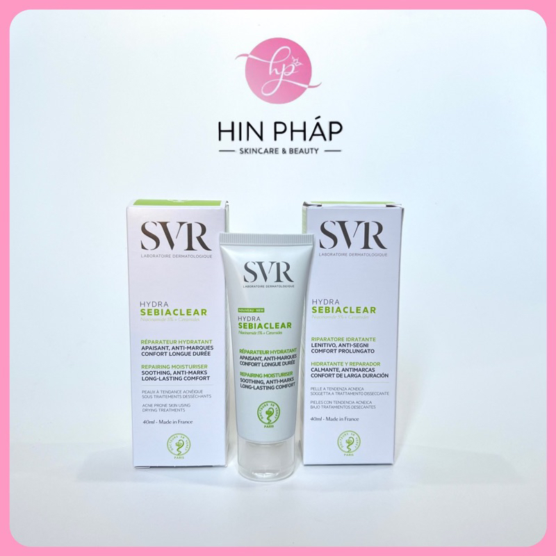 Kem dưỡng ẩm da mụn Hydra Sebiaclear 40ml