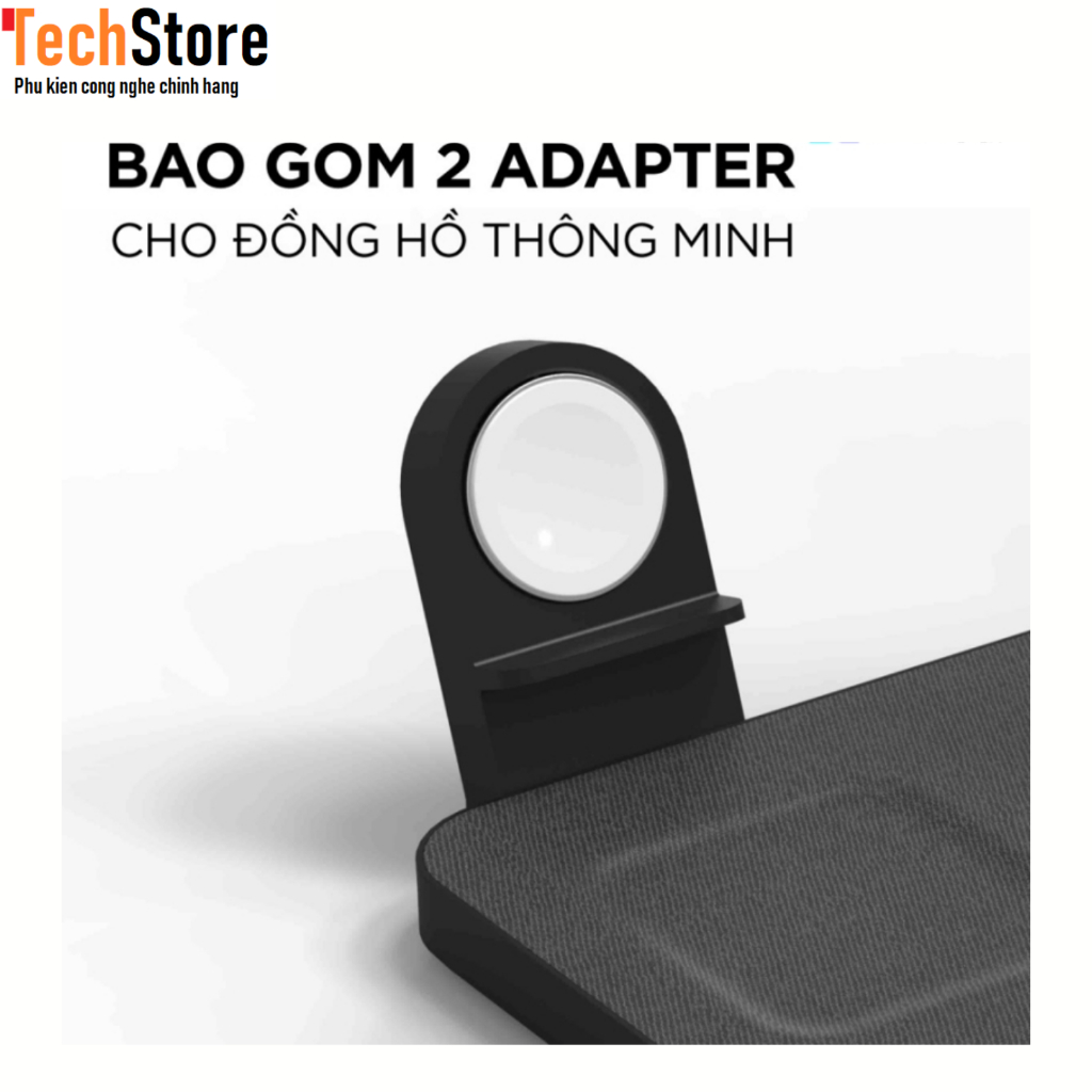 Sạc không dây mophie Snap+ 3-in-1, 15w Wireless Charger - 401309755