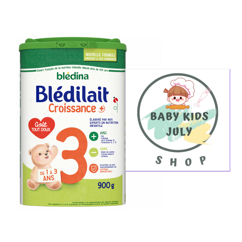 Sữa Công Thức số 1,2,3 Bledilait Bledina Pháp Hộp 900g