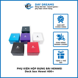 Phụ kiện card game deck box: hộp đựng thẻ bài 400+ henwei