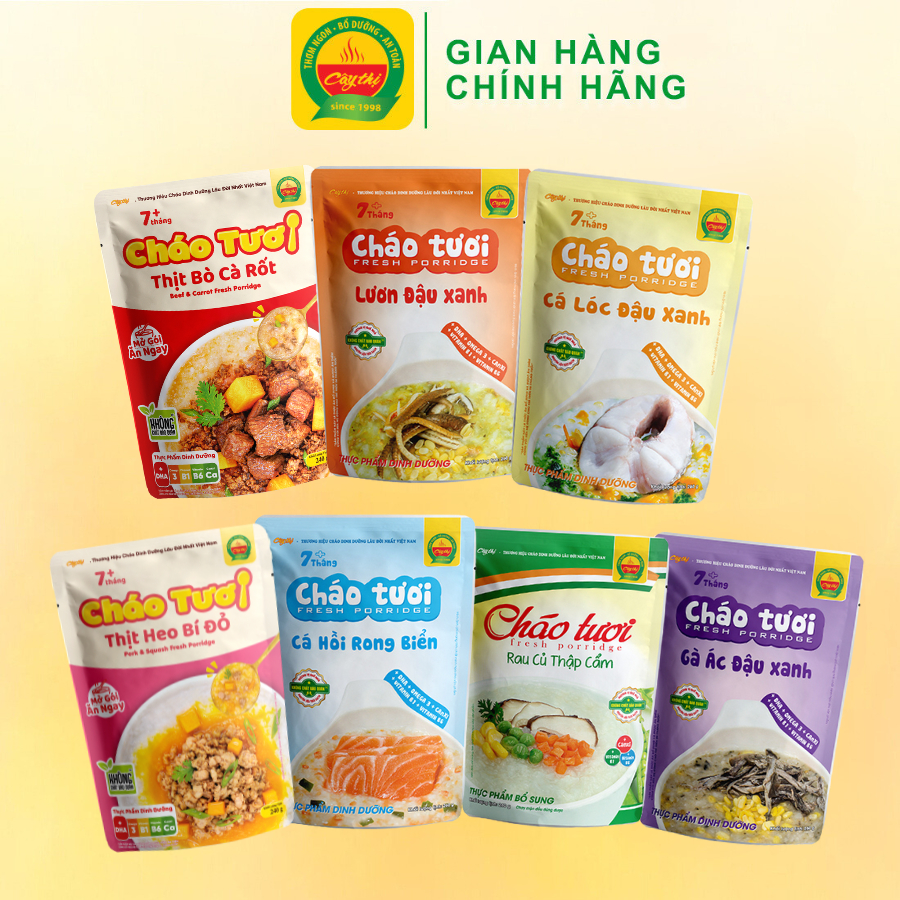 Combo 7 Gói Cháo Tươi Dinh Dưỡng Cây Thị