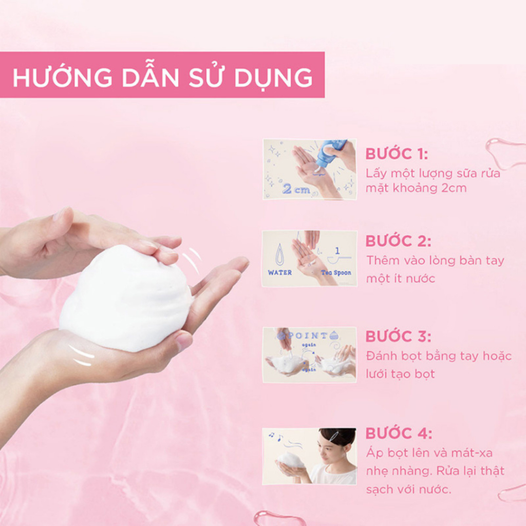 Sữa rửa mặt bổ sung Collagen Senka P Whip Collagen In 120G JP KOI