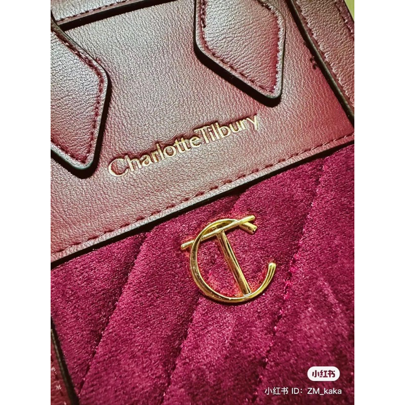 Túi Đeo Chéo Charlotte Tilbury Đỏ Mận