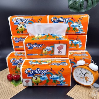 Khăn giấy lụa cellox 2 lớp 260 tờ, khăn giấy rút cellox 300 tờ/3 lớp siêu dai mềm mịn - giấy rút trắng loại 1 bịch lớn