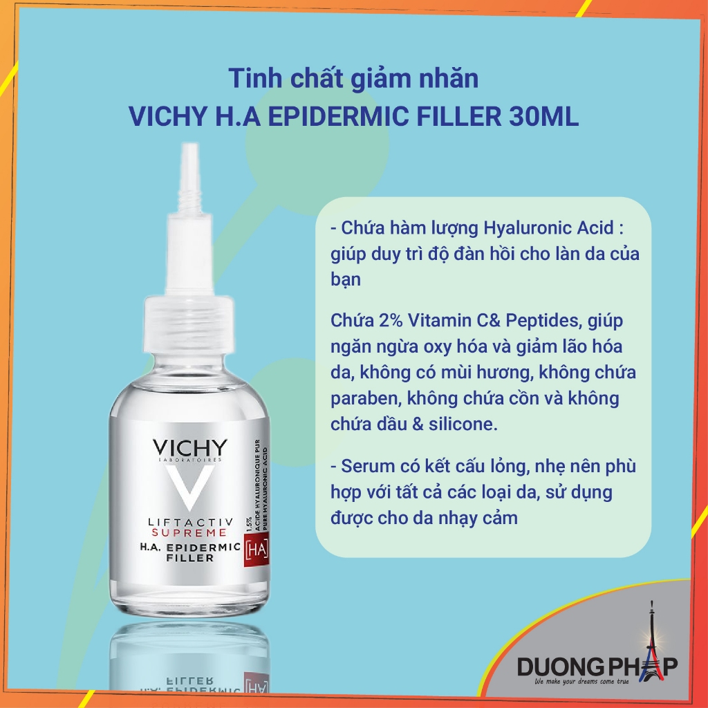Serum dưỡng da chống lão hóa Vichy Liftactiv Supreme H.A Filler 30ml