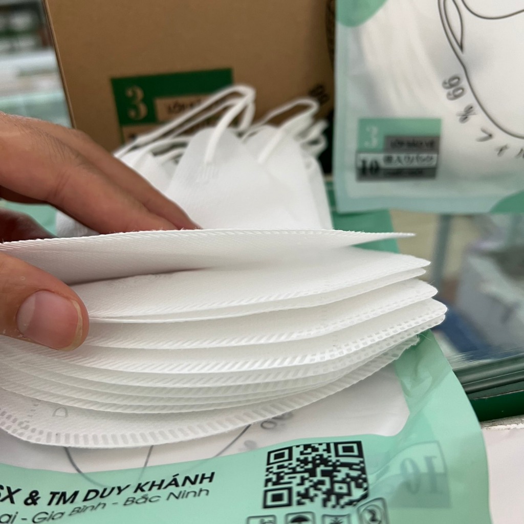 Thùng 100 cái khẩu trang 5D Mask Duy Khánh, khẩu trang micky đeo xinh và ôm mặt, dễ thở