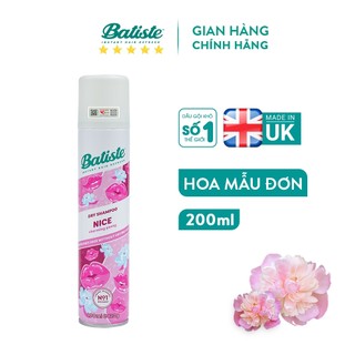 Dầu Gội Khô Batiste Dry Shampoo NICE Charming Peony 200ml