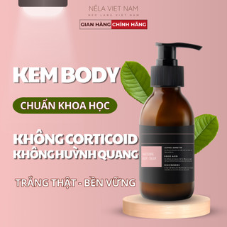 Kem Body Trắng Da Dưỡng Ủ Trắng Toàn Thân Dạng Sữa Dưỡng Thể Whitening Body Cream Chứa Alpha Arbutin