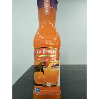 Nước cốt cam la fresh 650ml - dùng pha chế trà trái cây