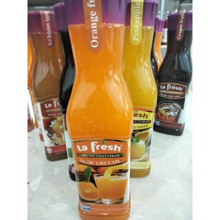 NƯỚC CỐT CAM  LA FRESH 650ML (12/T)- DÙNG PHA CHẾ TRÀ TRÁI CÂY (DATE MỚI)