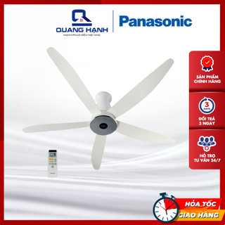 Quạt trần panasonic f-60xdn 5 cánh ti 30cm