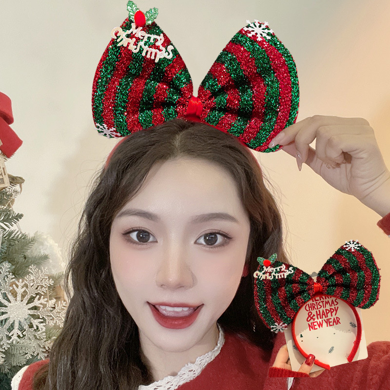 Băng Đô Cài Tóc Giáng Sinh Noel Xinh Xắn Hot Trend Mẫu Mới Cao Cấp