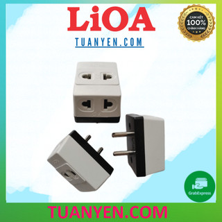 Ổ cắm nối chia 3 ngả, chân dẹt LIOA ON3NCD- Tiện lợi cao cấp