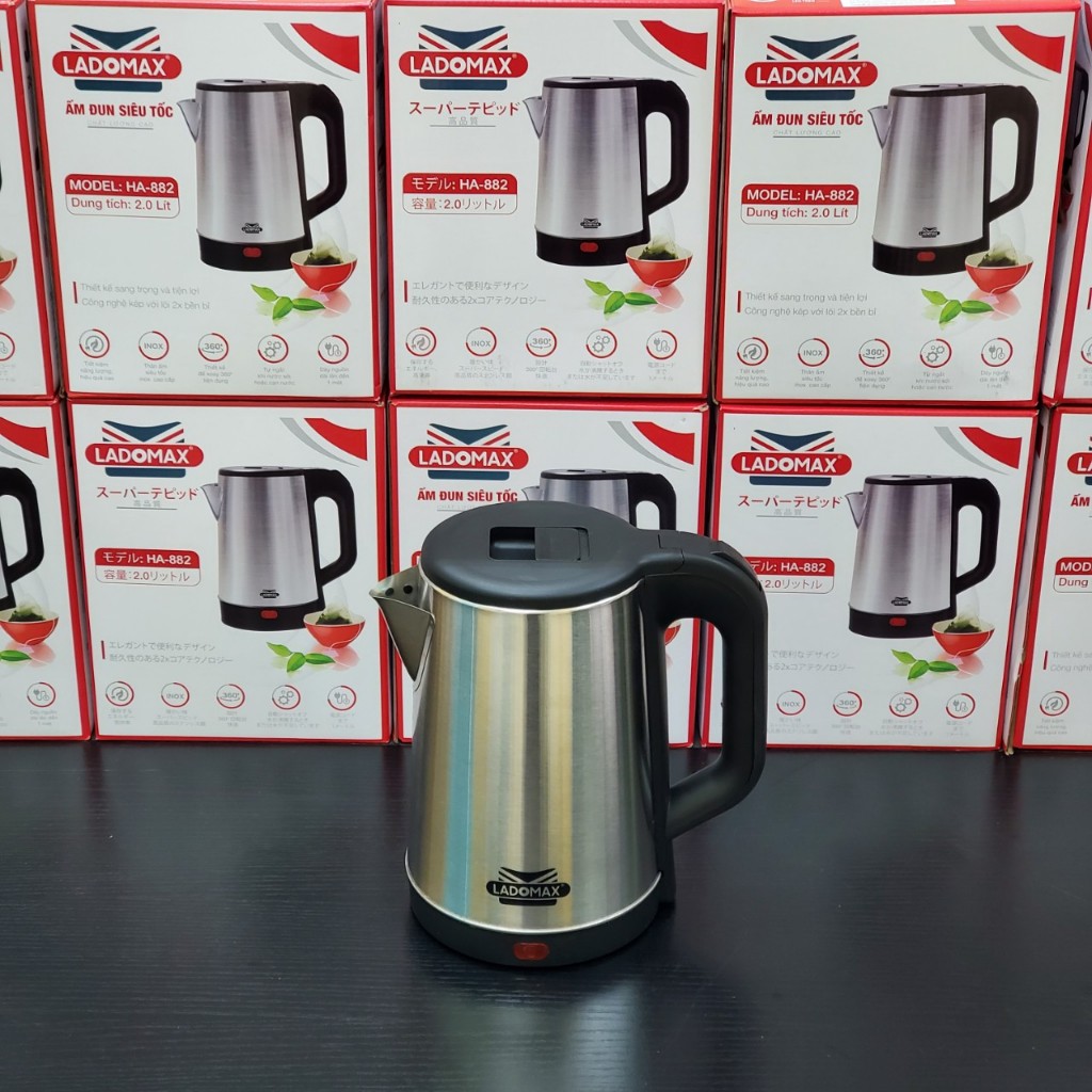 Ấm đun siêu tốc Ladomax HA-882 DUNG TÍCH 2L