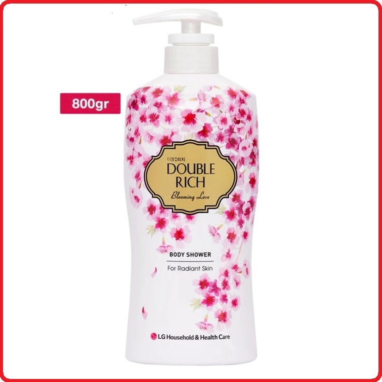 Sữa Tắm Double Rich Blooming Love Dưỡng Sáng Da 800G