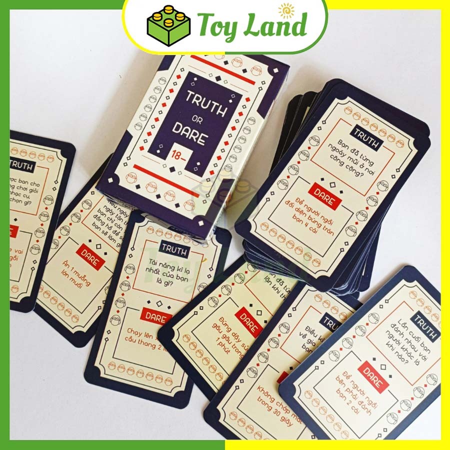 Bộ Bài Drinking Game Thật Hay Thách 50 Lá Lói Lèm Nói Hay Làm Bài Uống Boardgame Đồ Chơi Nhóm Bạn