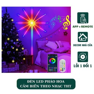 Đèn nháy Led đuổi 10M/ Đèn led dán pháo hoa trang trí trong nhà