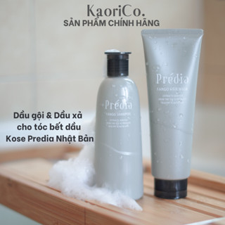 [Dành cho tóc bết dầu] Bộ dầu gội & dầu xả từ bùn khoáng thiên nhiên Predia FANGO Nhật Bản loại bỏ dầu thừa cho da đầu