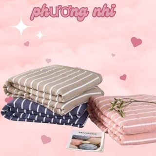 [KHUYẾN MÃI] CHĂN HÈ TRẦN BÔNG 1m4x1m6m COTTON CAO CẤP - MỀN TRẦN BÔNG COTTON - MỀM MỊN - MỀN COTTON