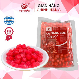 Củ Năng Bọc Bột Lọc Hiệu Việt Tuấn 250g - Thơm Giòn Mềm Dẻo, Đóng Gói Tiện Lợi