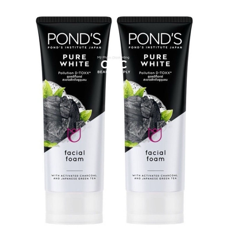 Sữa Rửa Mặt Pond's Pure Bright Sáng Da Sạch Sâu 50gx2