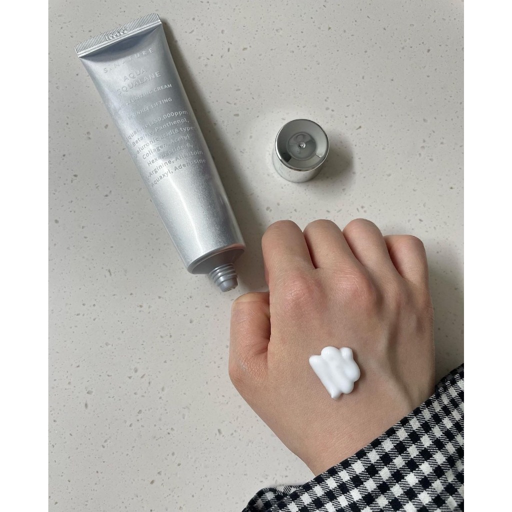 Kem dưỡng ẩm phục hồi chống lão hóa da SNature Aqua Squalane Moisturizing Cream