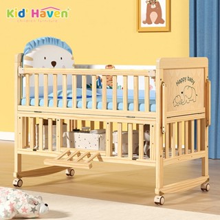 Nôi cũi cho em bé  đa năng 5 chế độ sử dụng cho bé từ 0 đến 6 tuổi tặng kèm bộ quây cũi - Tặng kèm màn