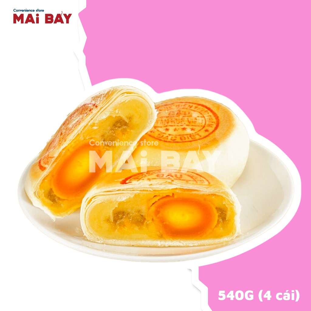 CHÍNH HÃNG Bánh Pía Đậu - Sầu Riêng Tân Huê Viên 540g