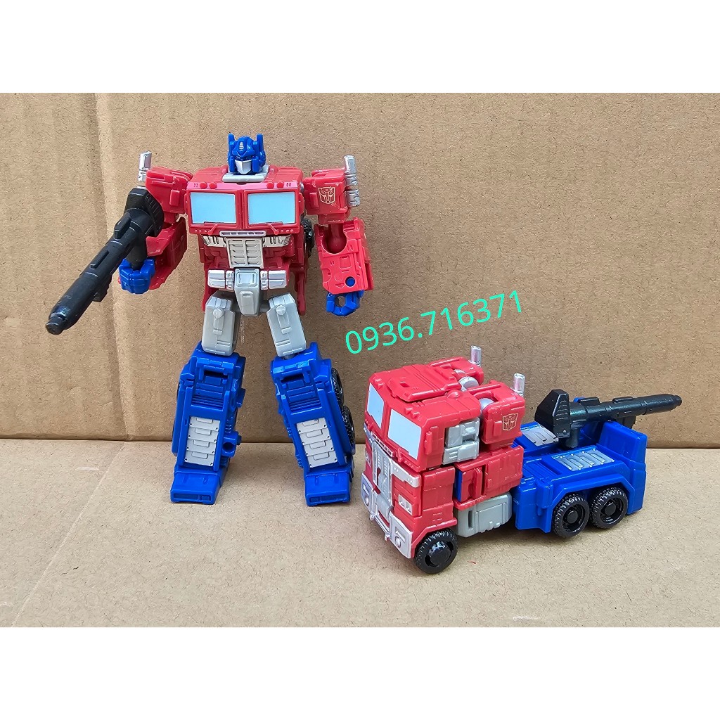 Robot Mini Transformers Optimus Prime cao 9cm hàng Hasbro