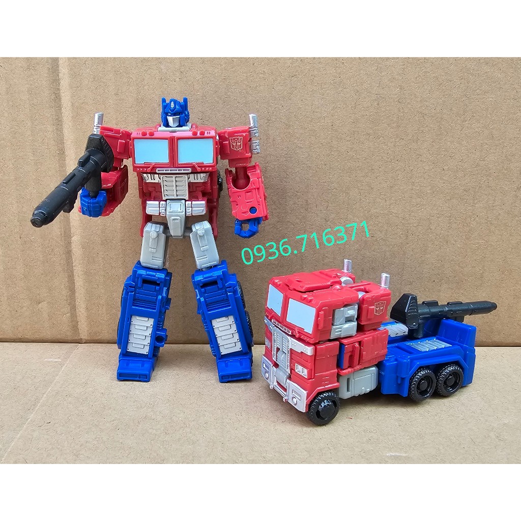 Robot Mini Transformers Optimus Prime cao 9cm hàng Hasbro