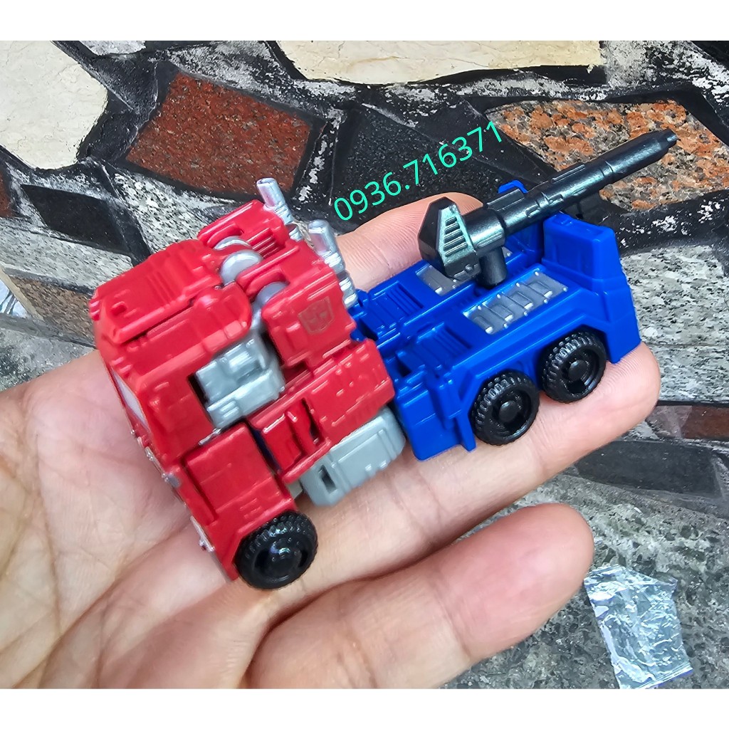 Robot Mini Transformers Optimus Prime cao 9cm hàng Hasbro